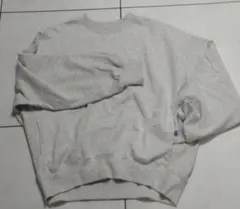 オーバーサイズ グレー トレーナー