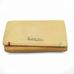 【Paul smith】 レザー 革 ゴートスキン キーケース 美品