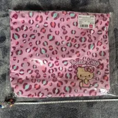ハローキティ サンリオ 底マチボアトートバッグ ヒョウ柄