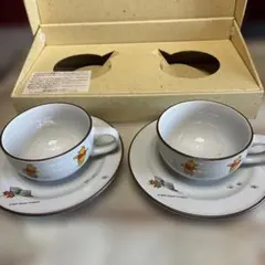 【新品】くまのプーさん　カップ&ソーサー　2客セット