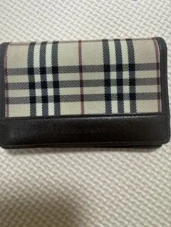 Burberryチェック柄名刺入れ