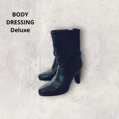 BODY DRESSING Deluxe 本革 ショートブーツ キルティング