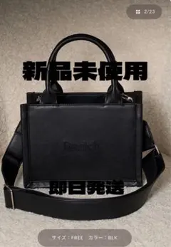 Darich♡新品ロゴショルダーレザーミニトートバッグ