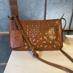 ゲンテン ショルダーバッグ カットワーク