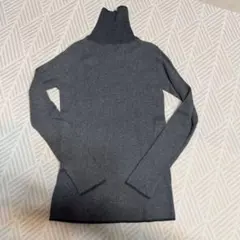 coen ハシカラーリブタートル Lサイズ グレー