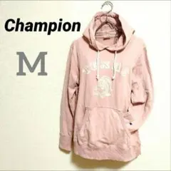 極美品★Championチャンピオン　テキサスフードパーカー　ピンク　M