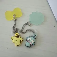 ダブルチャーム　サンリオ　ポムポムプリン　ハンギョドン