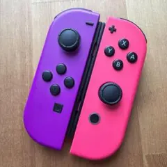 Switch ジョイコン ネオンパープル×ネオンピンク ニンテンドー