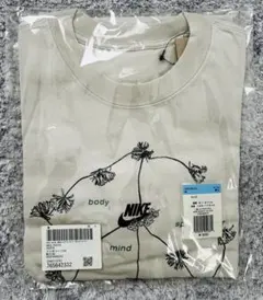 【新品未開封】ナイキ Tシャツ M アイボリー ピースマーク フラワー ロゴのサムネイル
