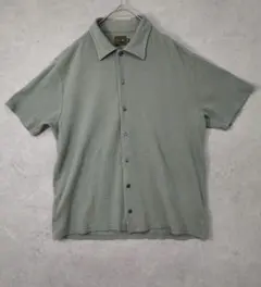 □ Calvin Klein 半袖シャツ くすみグリーン Mサイズ