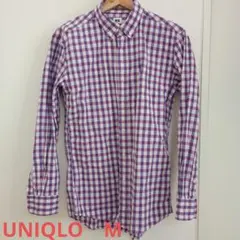 UNIQLO チェック柄シャツ M