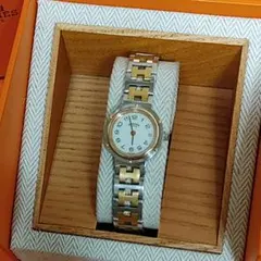 エルメス時計/極極極美品クリッパー/新品電池新品仕上げ正常稼働品