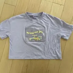 anap girls ビーズ　クロップTシャツ S