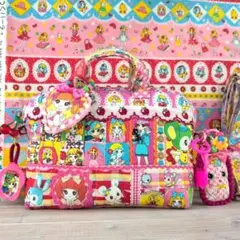 ❤️おとめちっくパーティー ポーチバッグ♥ ショルダー紐付きセット♥