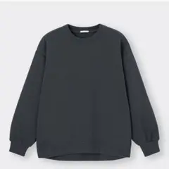 ヘビーウェイトダークグレーオーバーサイズスウェット　XL