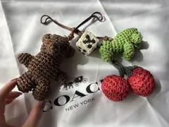 COACH ストローチャームのみ　セット