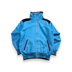 70s アディダス adidas トラックジャケット 水色 L 西ドイツ製 古着