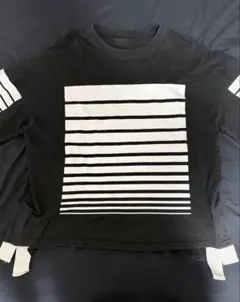 DANKE ダンケシェーン Tシャツ 黒 白 バーコード プリント 半袖