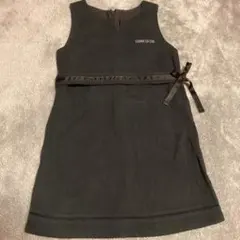 コムサイズム　黒ジャンパースカート　110サイズ