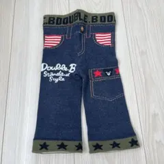 Double B デニム風 スパッツ レギンス ベビー