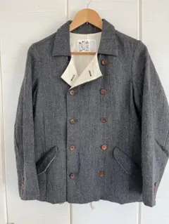 初期 DIGAWEL ヘリンボーン ピーコート