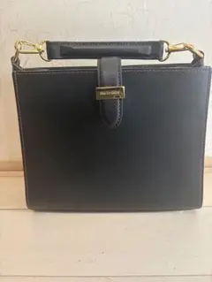 marie claire 黒 ハンドバッグ