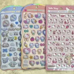 正規品 ボンボンドロップシール　コットンパフィーシール　3枚セット