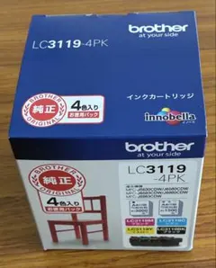 Brother 純正インク LC3119-4PK 4色パック - メルカリ