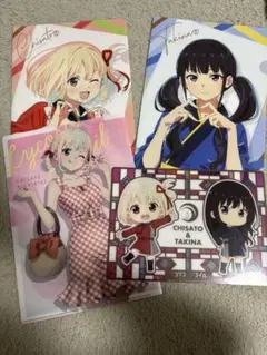 リコリス リコイル クリアファイル 一番くじ 千束 たきな クルミ