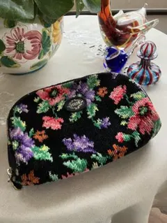 FEILER 花柄刺繍ポーチ【フェイラー】