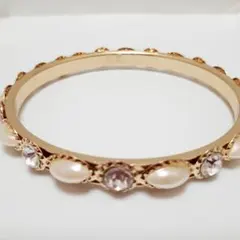 パール×ダイヤのブレスレット