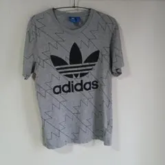 adidas Originals トレフォイル Tシャツ グレー M