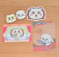 ちいかわ ステッカー カード ぷちクリップ ラッコ シーサー