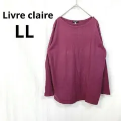 Livre claire▶カットソー LL 紫 綿100% カジュアル シンプルのサムネイル