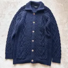 ウール カーディガン