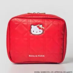 Maison de FLEUR×HELLO KITTY いちご宝物ケース RED