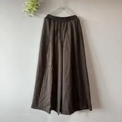 デイジー［XL］上品クール◎美シルエット◎ウエストゴム◎ポケット付◎ワイドパンツ