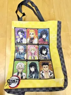 【新品・未使用】鬼滅の刃 ビッグトートバッグ 炭治郎 善逸 伊之助 禰豆子 柱