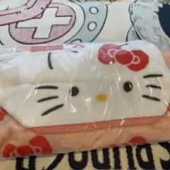 ハローキティ フード付きブランケット