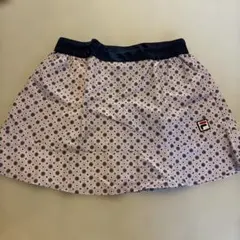 FILA テニスウェア スコート ギンガムチェック グリーン Lサイズ