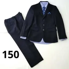 ダブルエフバイワンダーファクトリー 150A 男の子スーツ5点セット 卒業式服