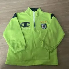 110 Champion フリースジャケット 蛍光イエロー