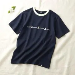 Wilson ウィルソン テディベア ロゴ 半袖Tシャツ ネイビー【M】のサムネイル