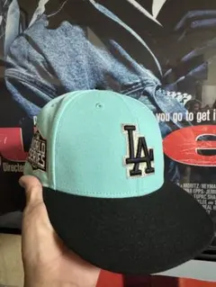 美品 7 3/4 NewEra LA Dodgers Tiffany ターコイズのサムネイル