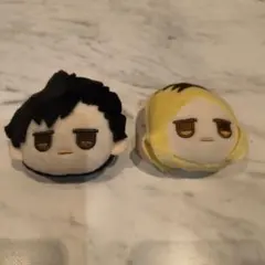 ハイキュー!! ダイソーフェイスぬいぐるみキーホルダー 黒尾 孤爪