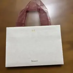 hince ショッパー ホワイト　紙袋