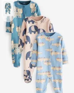 NEXT baby ロンパース 3枚セット 3-6ヶ月のサムネイル