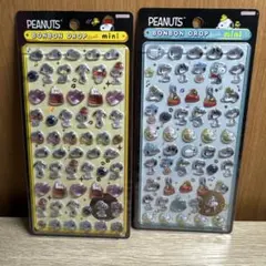 《331》ボンボンドロップシール ミニ スヌーピー 正規品 2種セット