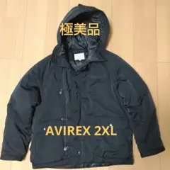 極美品！AVIREX USA フード付きジャケット 2XL！