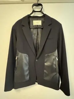 jentlouis Leather pocket short jacket - メルカリ